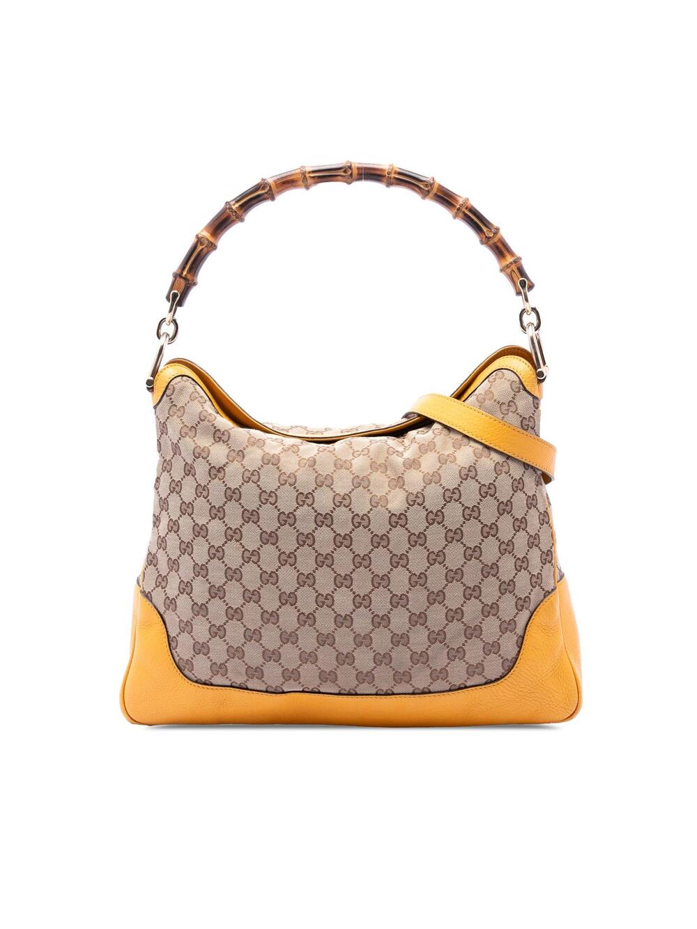 Gucci Gg Canvas Bamboo Diana Satchel #307612G56B